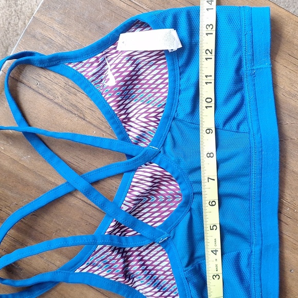 Nike Women's Multicolor Geometric Sports Bra Size L - Picture 11 of 11